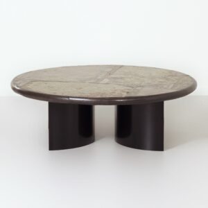 Brutalist Coffee Table by Marcus Kingma, 1994 &#8211; Handmade, Natural Stone, Concrete and Bronze