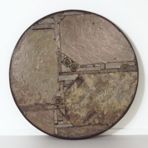 Brutalist Coffee Table by Marcus Kingma, 1994 &#8211; Handmade, Natural Stone, Concrete and Bronze