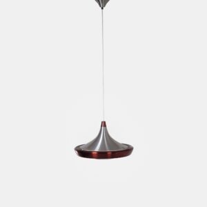 Pendant Lamp NPD 82 by Philips Design Team for Philips, 1965 – Silver, Topaz Details, Plexiglass Diffuser