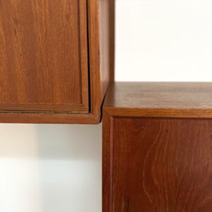 Royal System by Poul Cadovius for Cado, 1960s &#8211; 3-Piece Teak Wall System with Secretaire