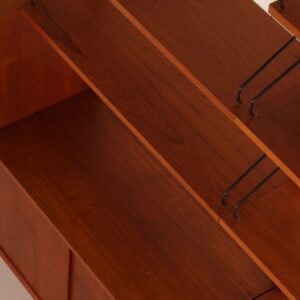 Royal System by Poul Cadovius for Cado, 1960s &#8211; 3-Piece Teak Wall System with Secretaire