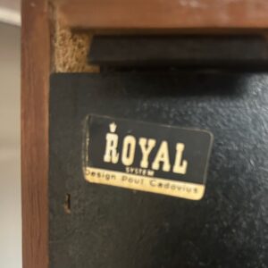 Royal System by Poul Cadovius for Cado, 1960s &#8211; 3-Piece Teak Wall System with Secretaire