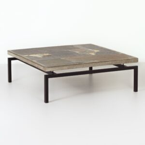 Square Coffee Table by Paul Kingma, 1964 – Brutalist Design, Rare Early Edition