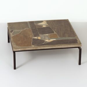 Square Coffee Table by Paul Kingma, 1964 – Brutalist Design, Rare Early Edition