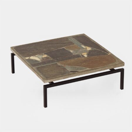 Square Coffee Table by Paul Kingma, 1964 – Brutalist Design, Rare Early Edition