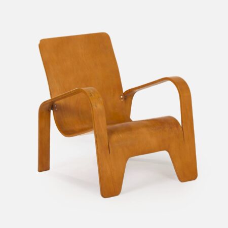 Yellow G 3015 Chair by W.H. Gispen for Riemersma, 1960s
