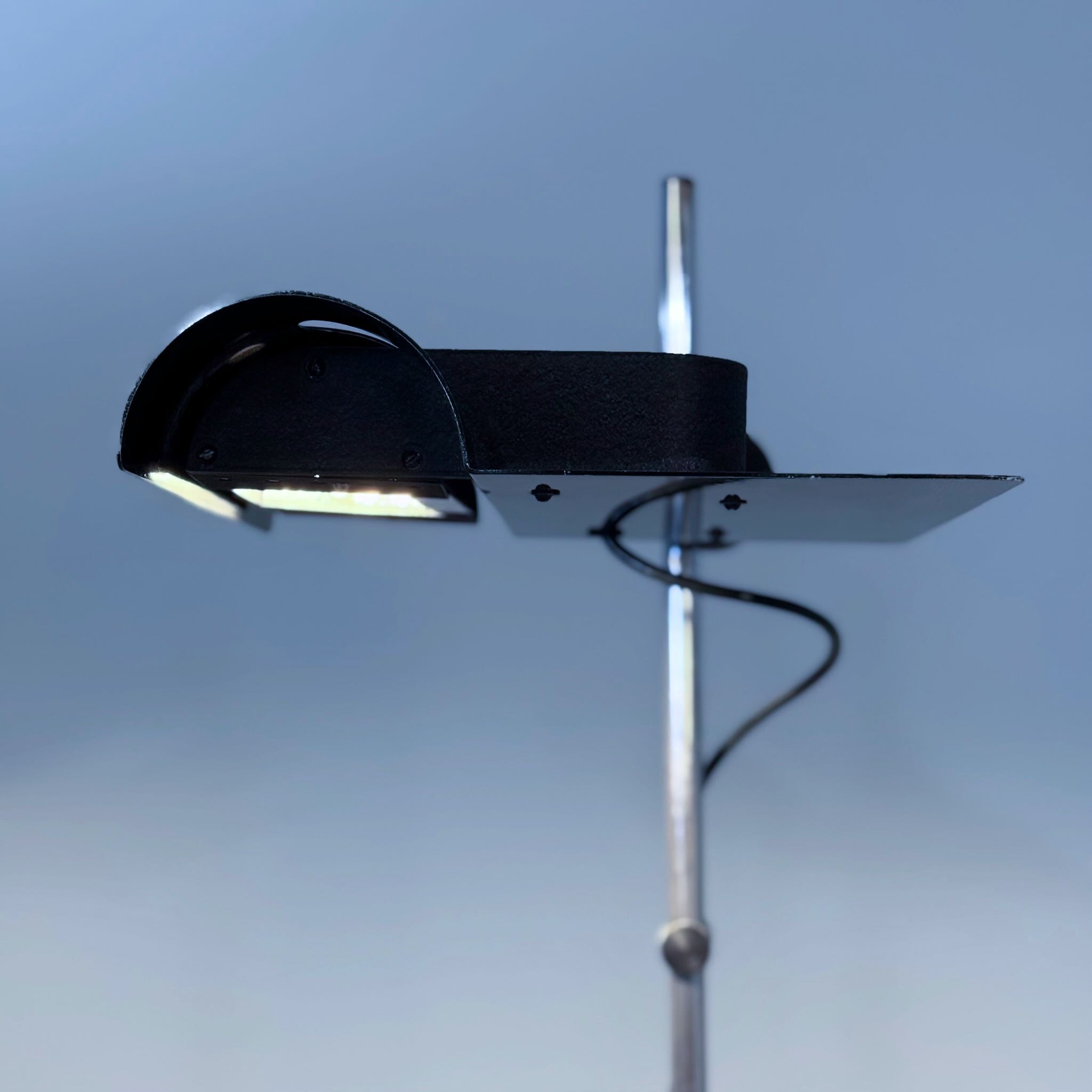 Italian floor lamp by Montecroci and De Carli for Arrelam, 1970s &#8211; rotatable and dimmable