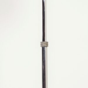 Globe floor lamp by Frank Ligtelijn for Raak Amsterdam, 1960s, smoked glass, 1st edition