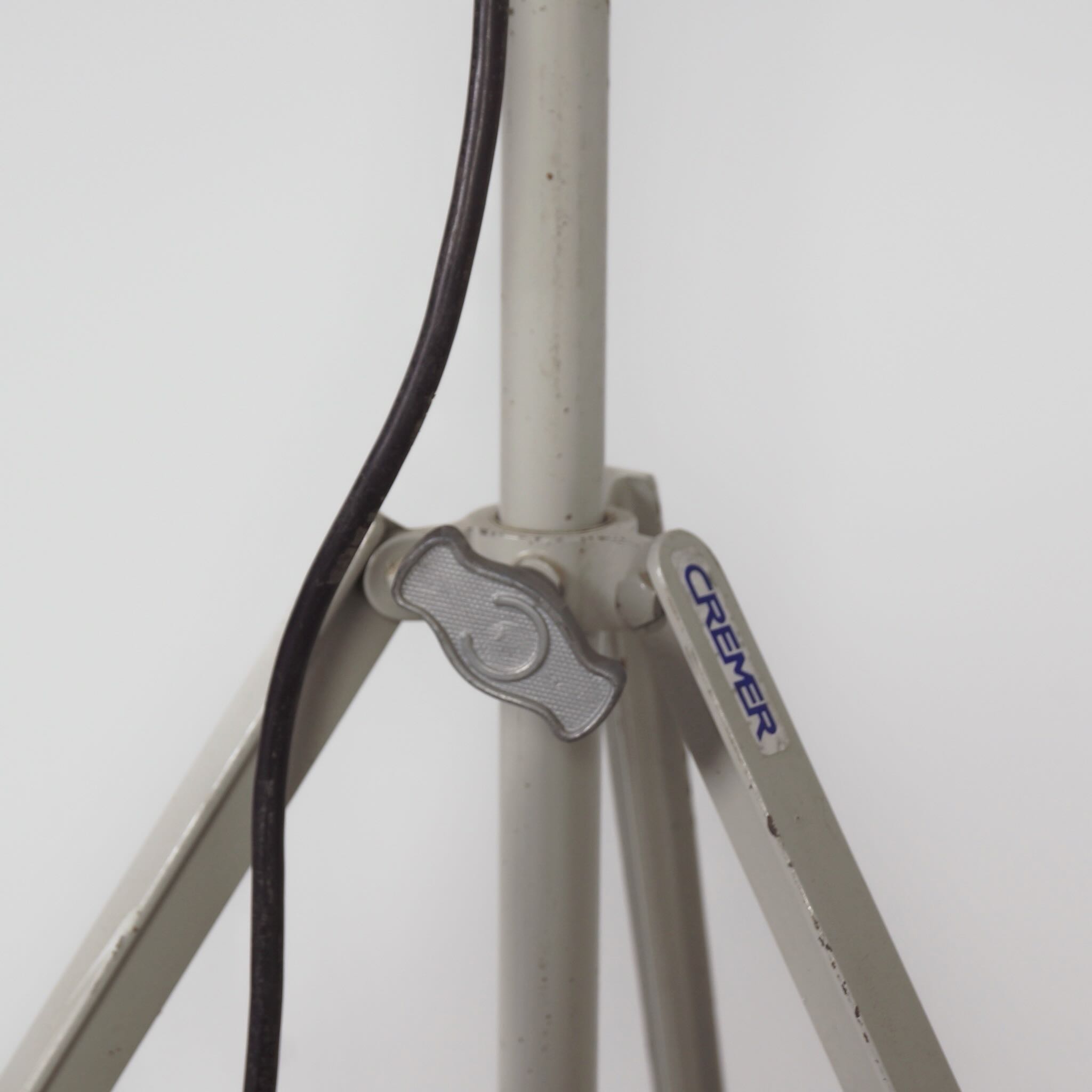 Vintage Theater Spotlight by A.E. Cremer from the 1950s in Blue Metal