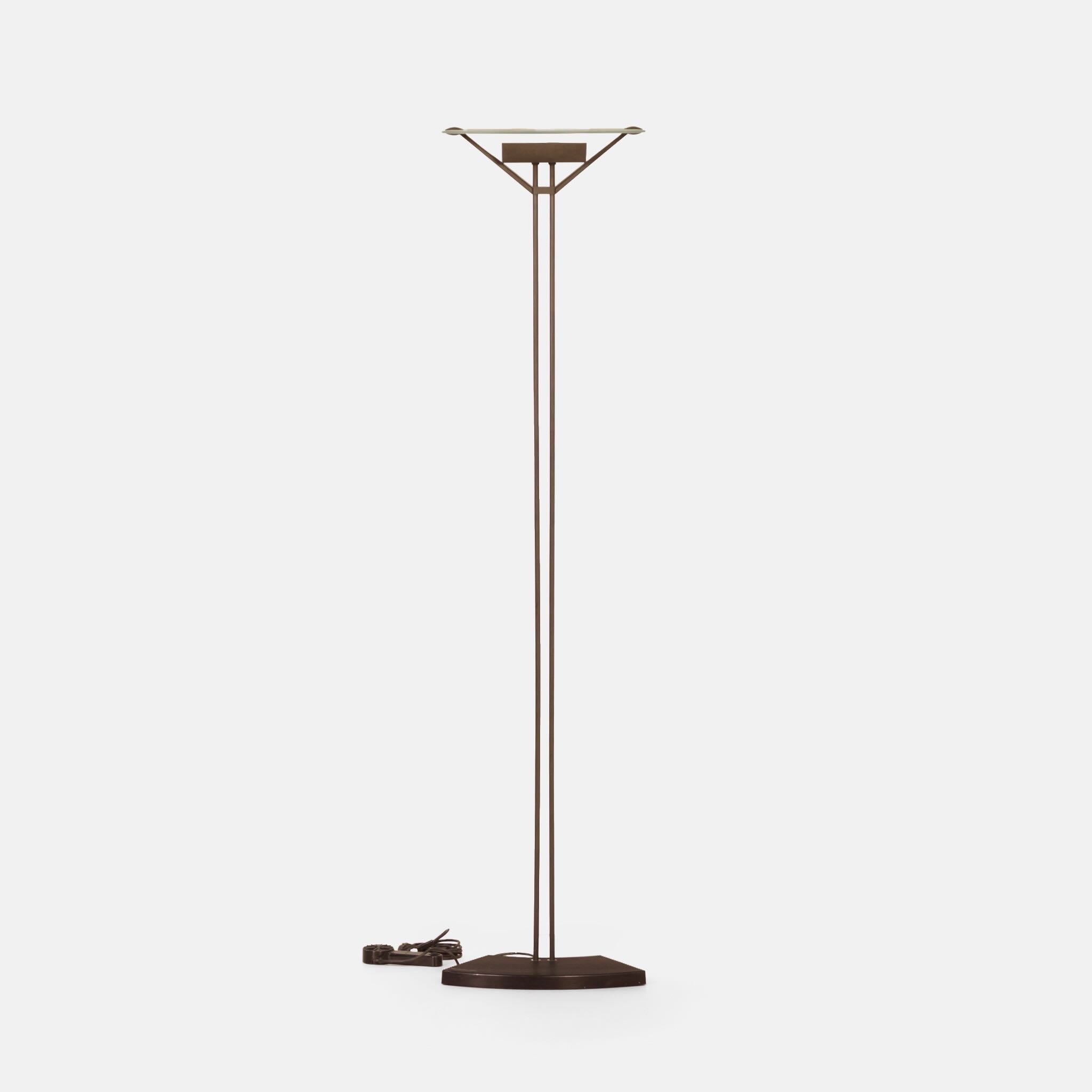 Accademia Terra floor lamp by Shigeaki Asahara for Lucitalia from the 80s
