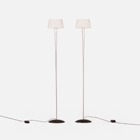 Pair of Vitt Terra floor lamps by Valerio Bottin for Foscarini from the 1990s in Murano glass
