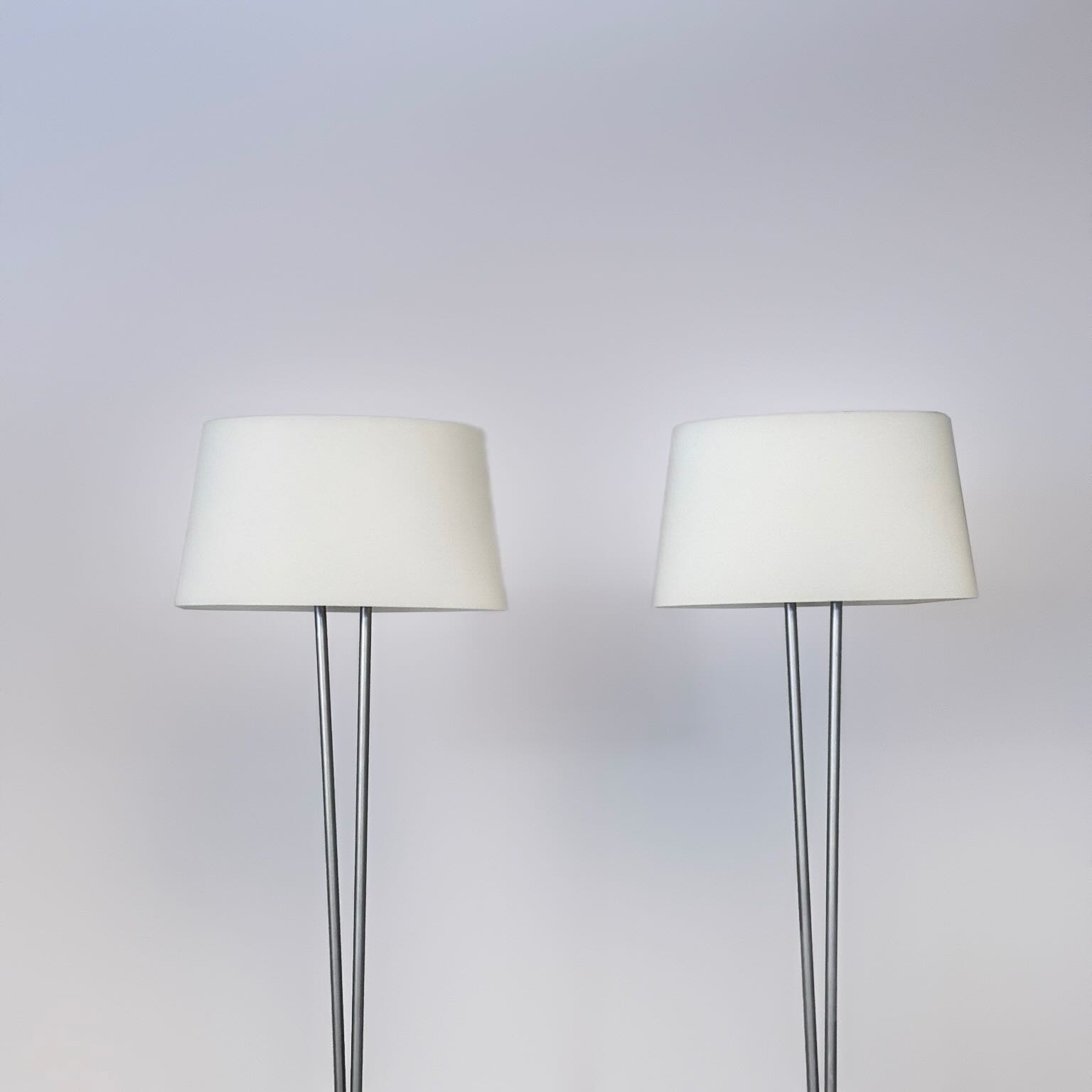 Pair of Vitt Terra floor lamps by Valerio Bottin for Foscarini from the 1990s in Murano glass