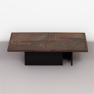 Brutalist coffee table by Paul Kingma from 1982