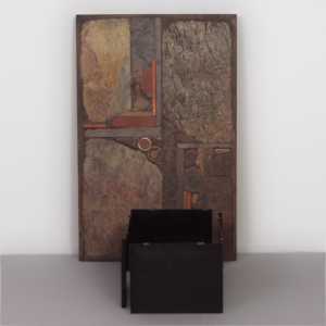 Brutalist coffee table by Paul Kingma from 1982