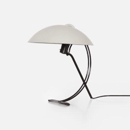 NB100 desk lamp by Louis Kalff for Philips from the 1950s in grey metal
