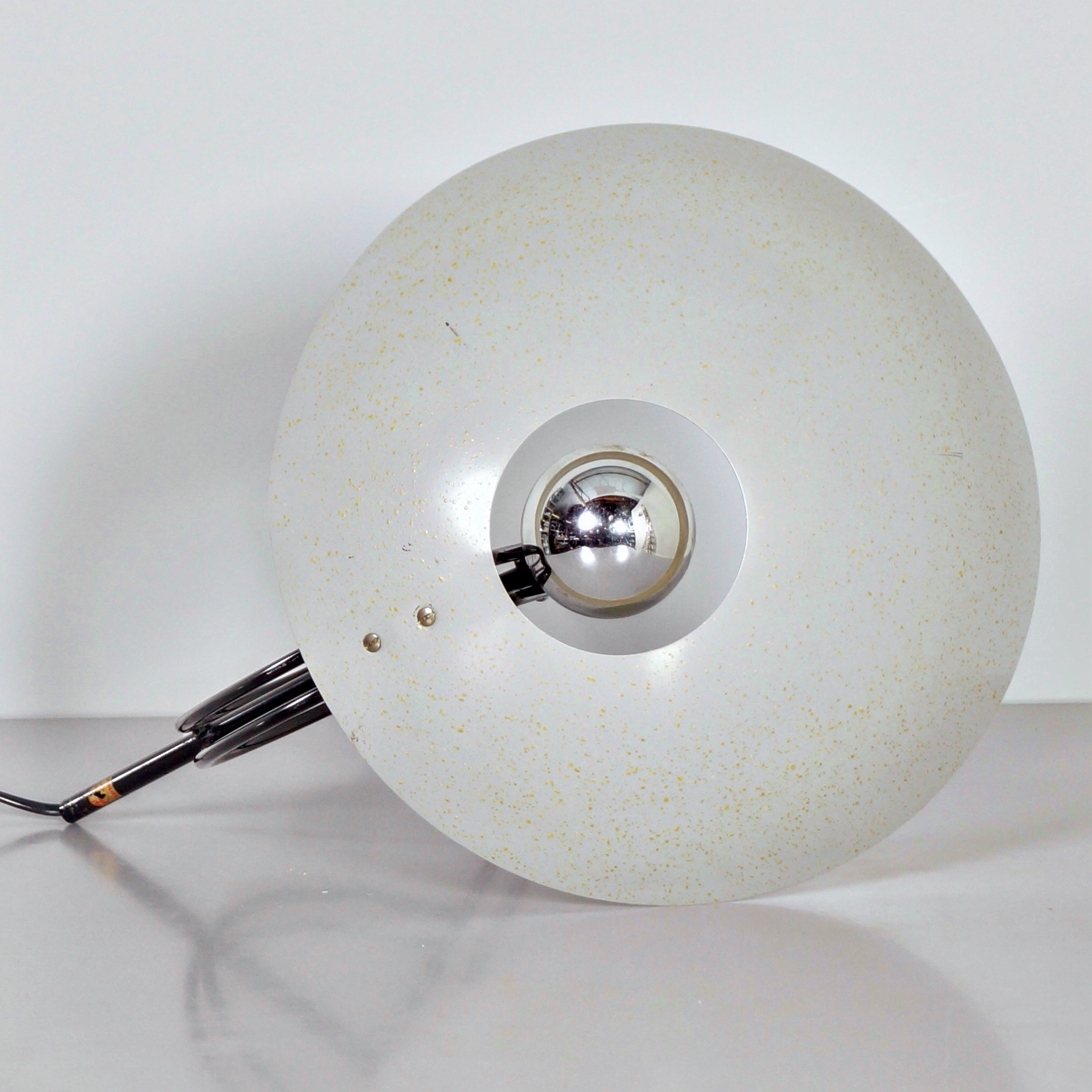 NB100 desk lamp by Louis Kalff for Philips from the 1950s in grey metal