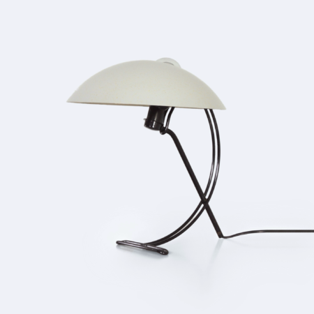 NB100 desk lamp by Louis Kalff for Philips from the 1950s in grey metal