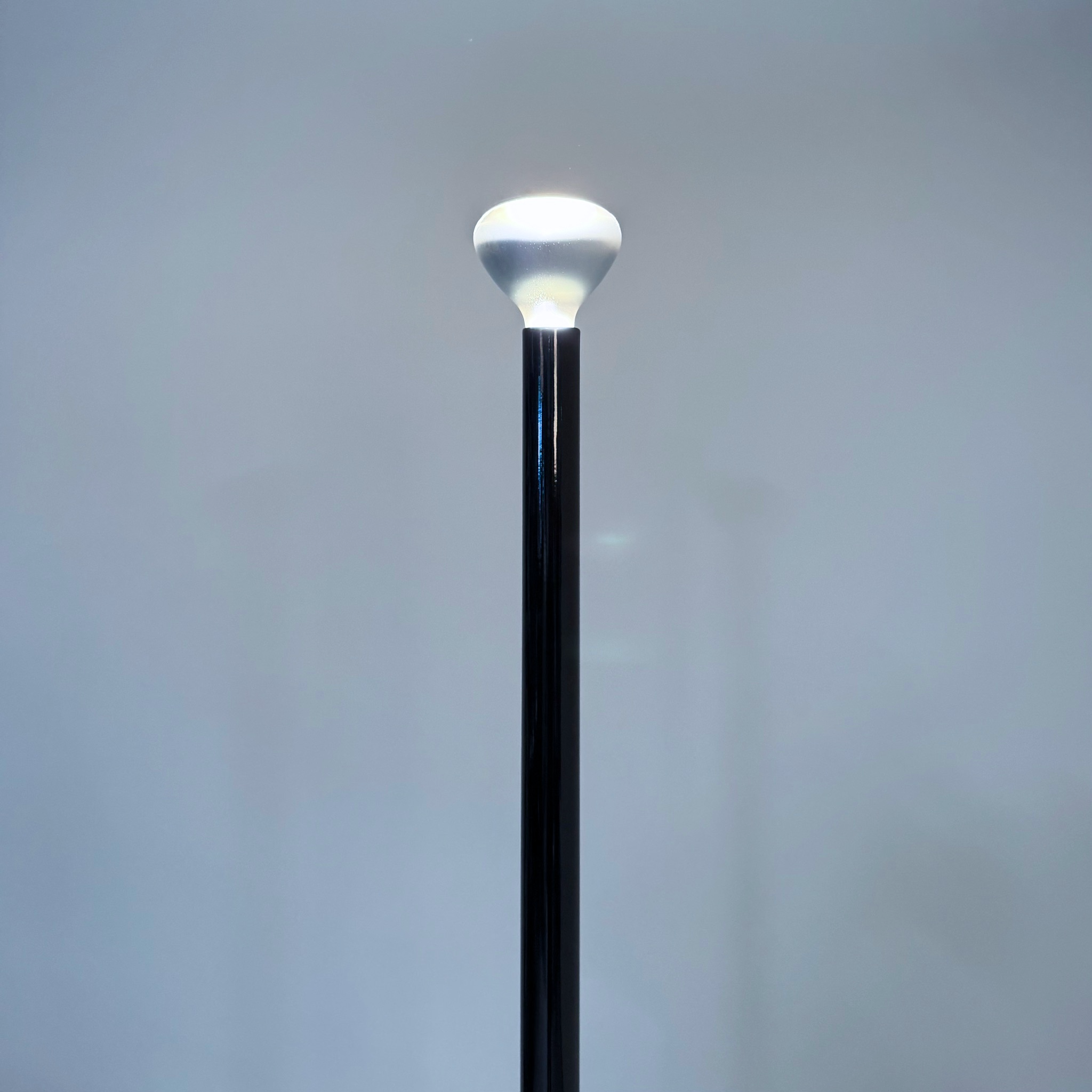 Luminator Floor Lamp by Castiglioni for Flos from the 1990s in Anthracite Grey Metal