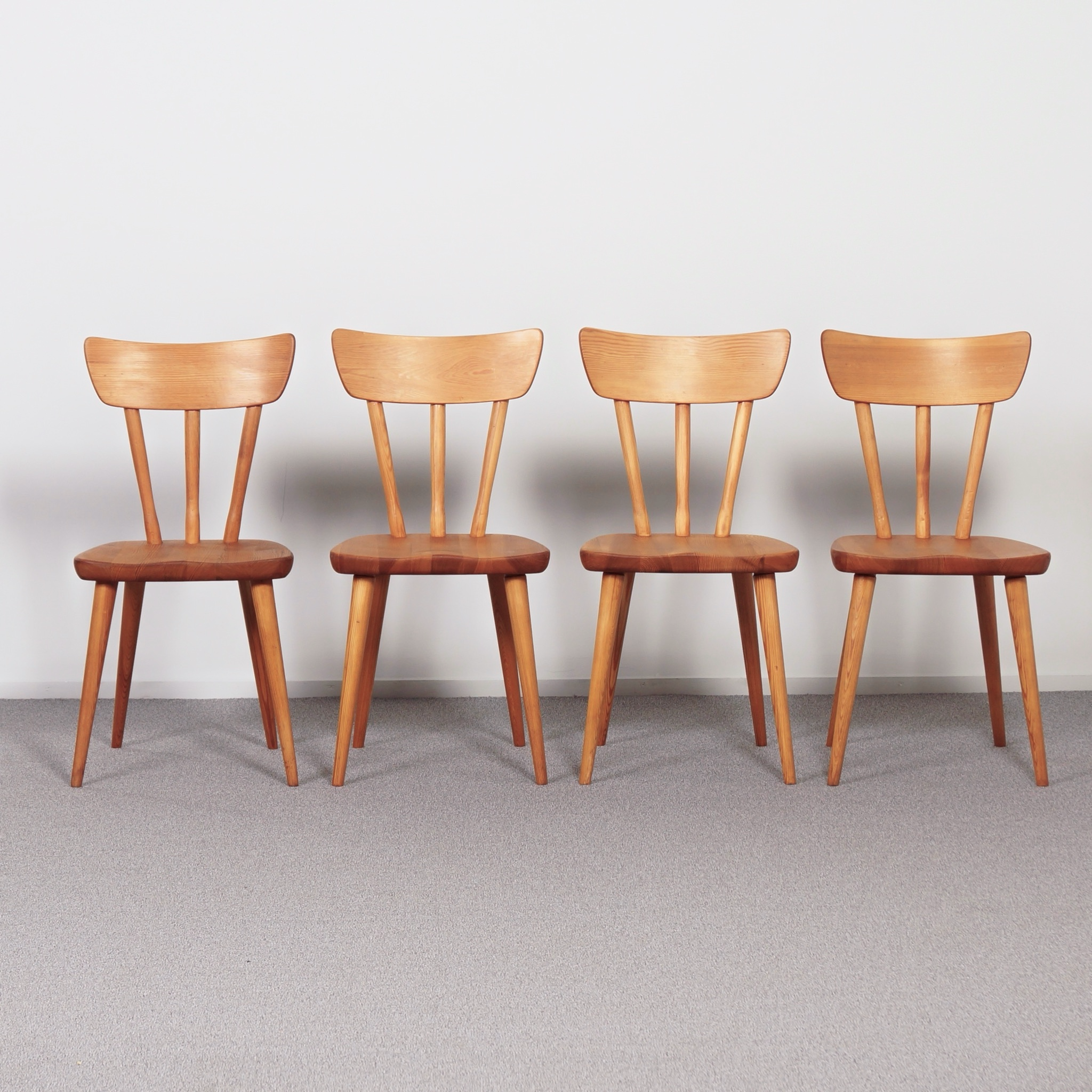 Pine Dining Set by Göran Malmvall for Karl Andersson from the 1950s, Svensk Fur Series