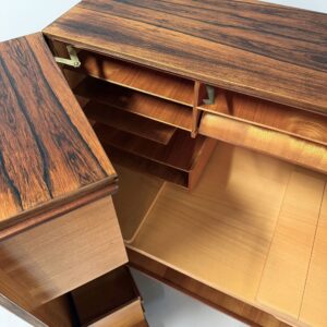 Magic Box desk by Mummenthaler and Meier for Ateliers Genestar from the 1950s in rosewood