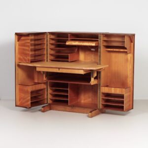 Magic Box desk by Mummenthaler and Meier for Ateliers Genestar from the 1950s in rosewood