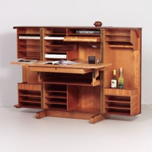 Magic Box desk by Mummenthaler and Meier for Ateliers Genestar from the 1950s in rosewood