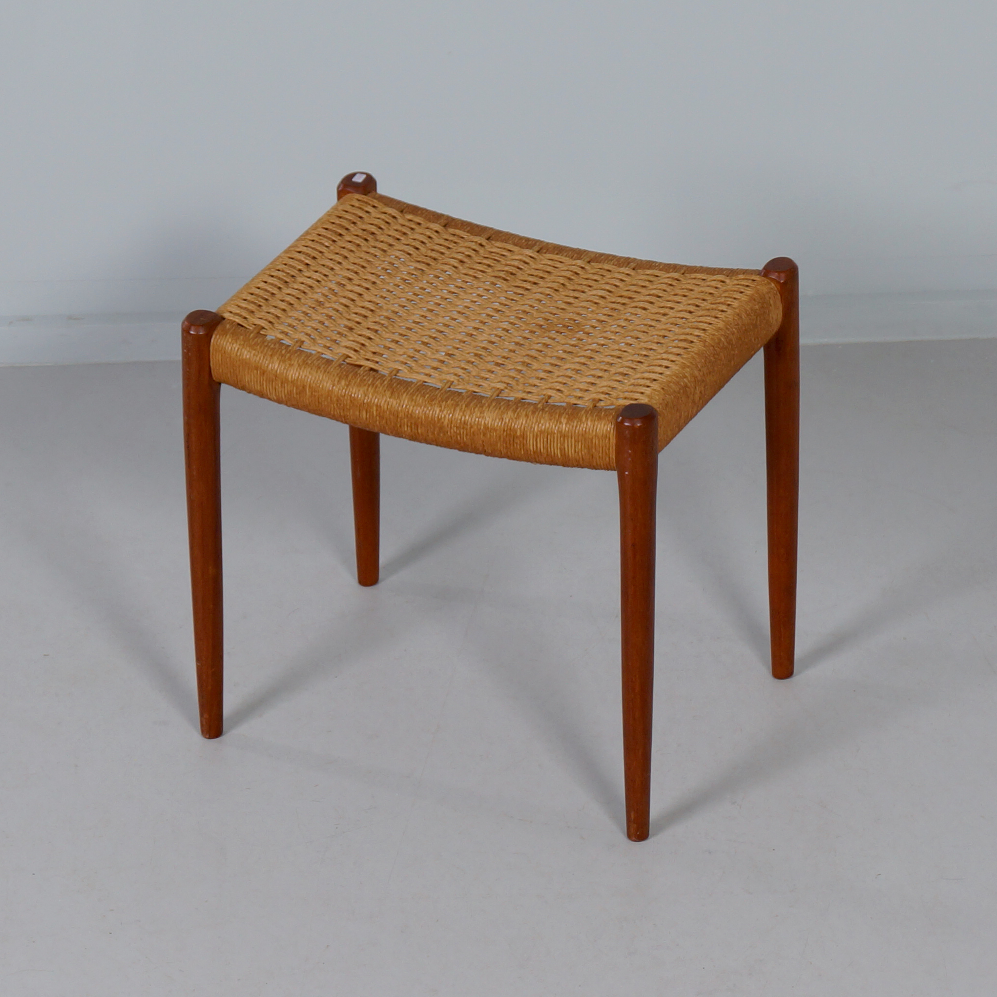 Danish stool model 77A by Niels Otto Møller for J.L. Møllers Møbelfabrik, 1960s