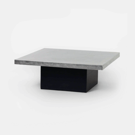 Coffee Table with Etched Metal Top by Heinz Lilienthal, 1970s
