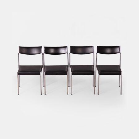 Dining chairs Model 2100 by Edlef Bandixen for Dietiker from the 60s