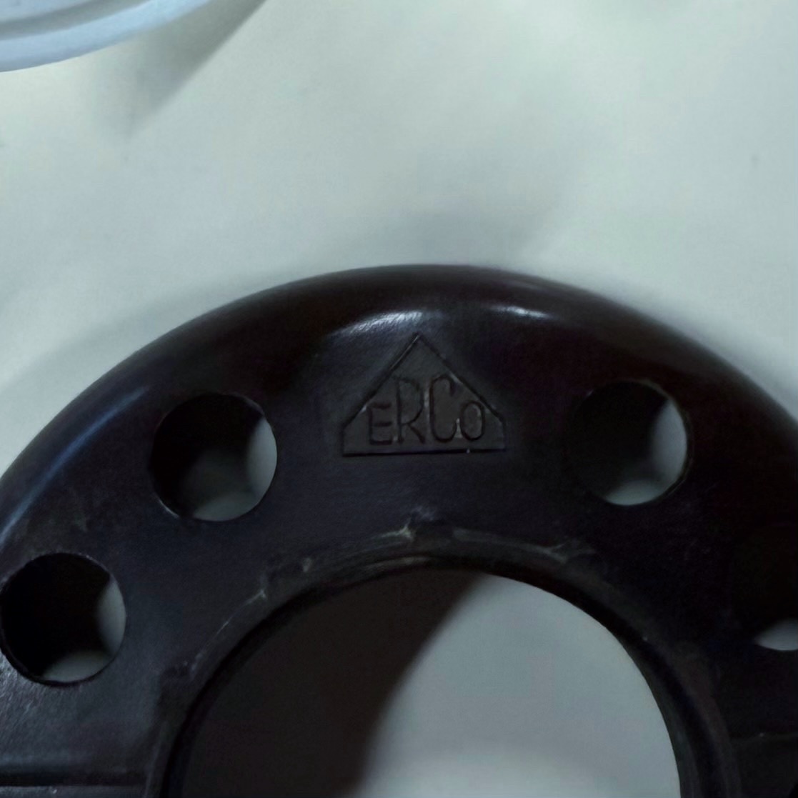 Vintage Pendant Lamp in Spun Satin Glass by Erco from the 60s