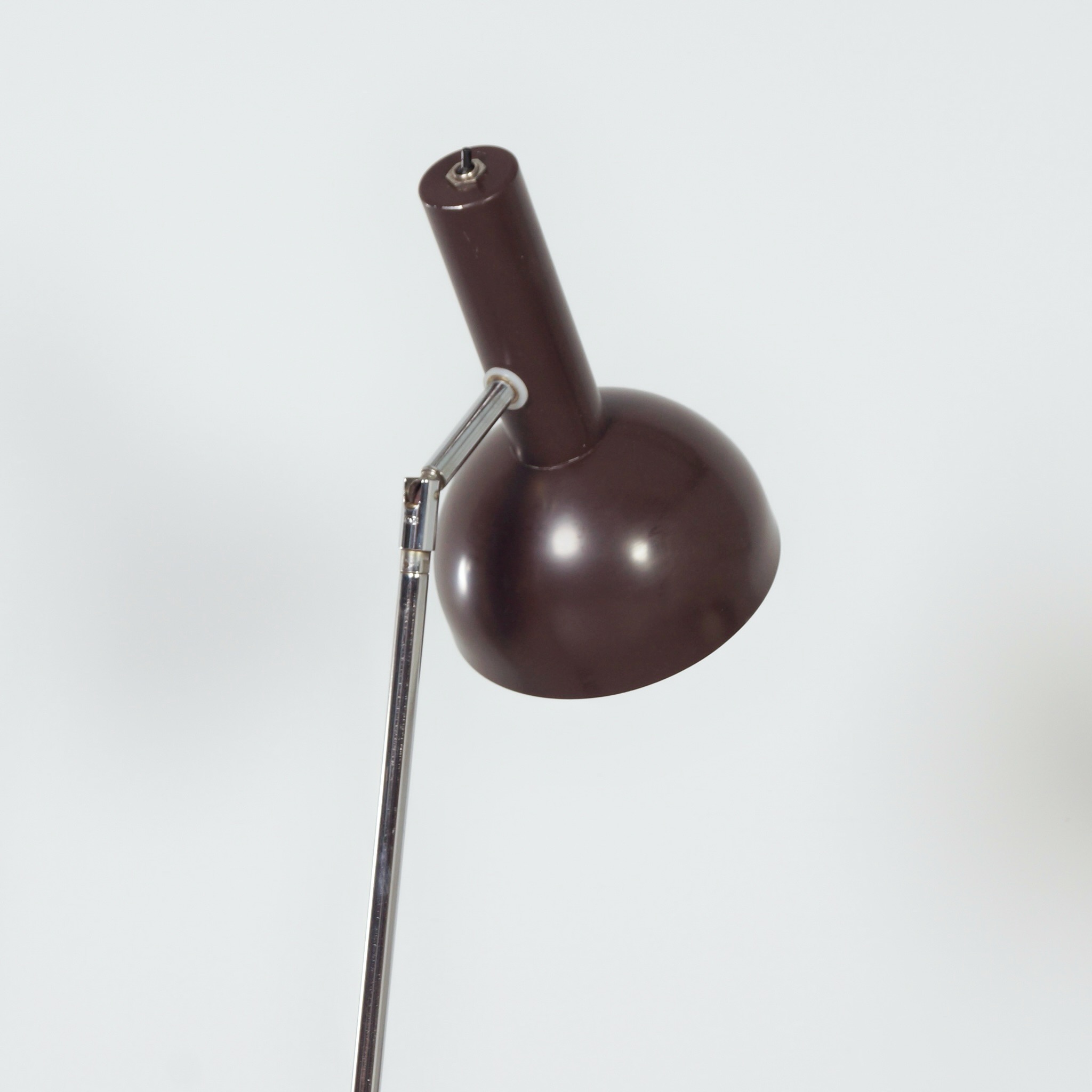 家具 Hala Mid Century floor lamp by Busquet Hala Busquet floor lamp brown from the 60s with adjustable shade
