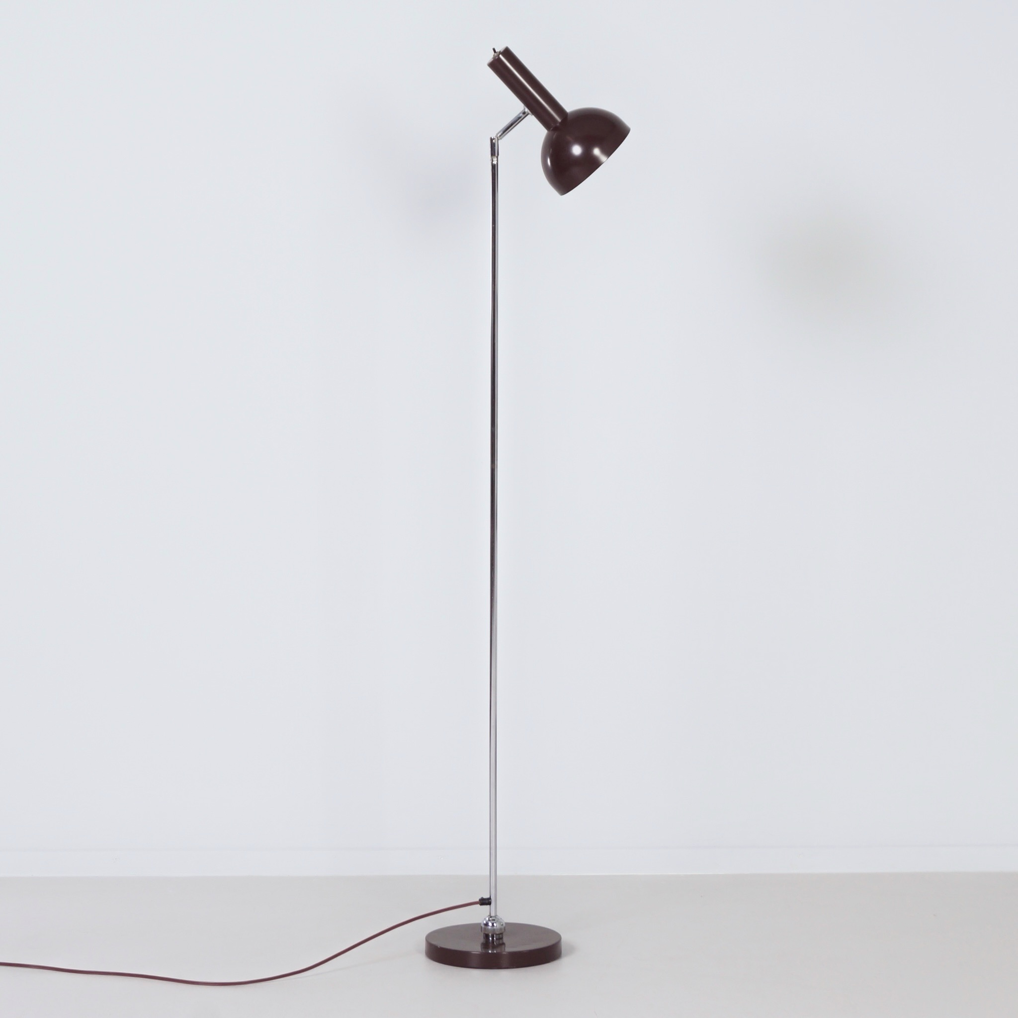 Hala Busquet floor lamp brown from the 60s with adjustable shade
