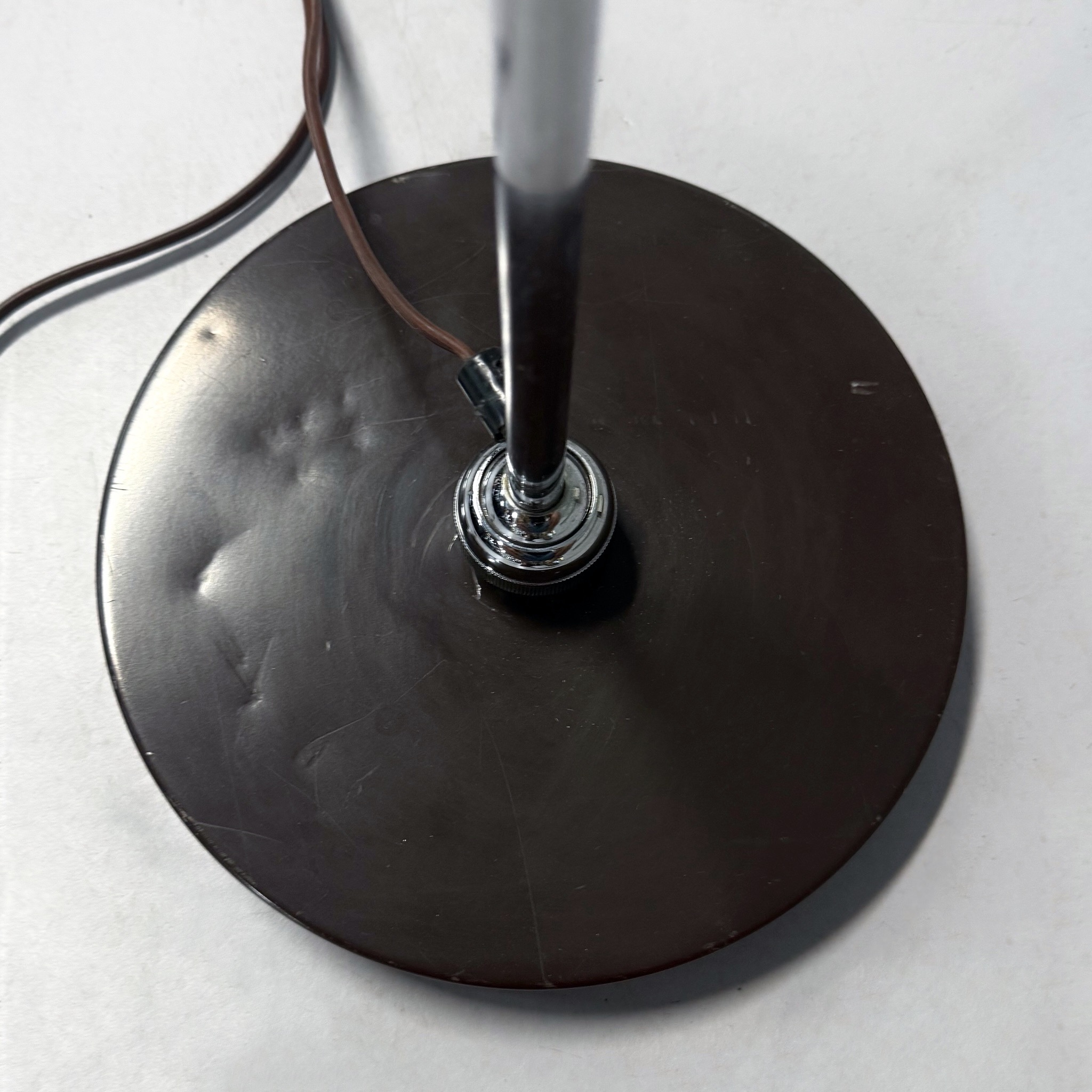 Brown Adjustable Floor Lamp by Busquet for Hala 1960s
