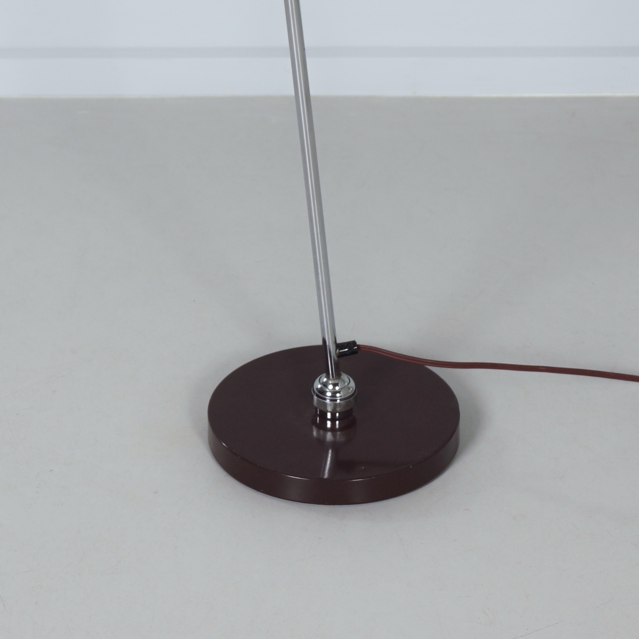 Brown Adjustable Floor Lamp by Busquet for Hala 1960s