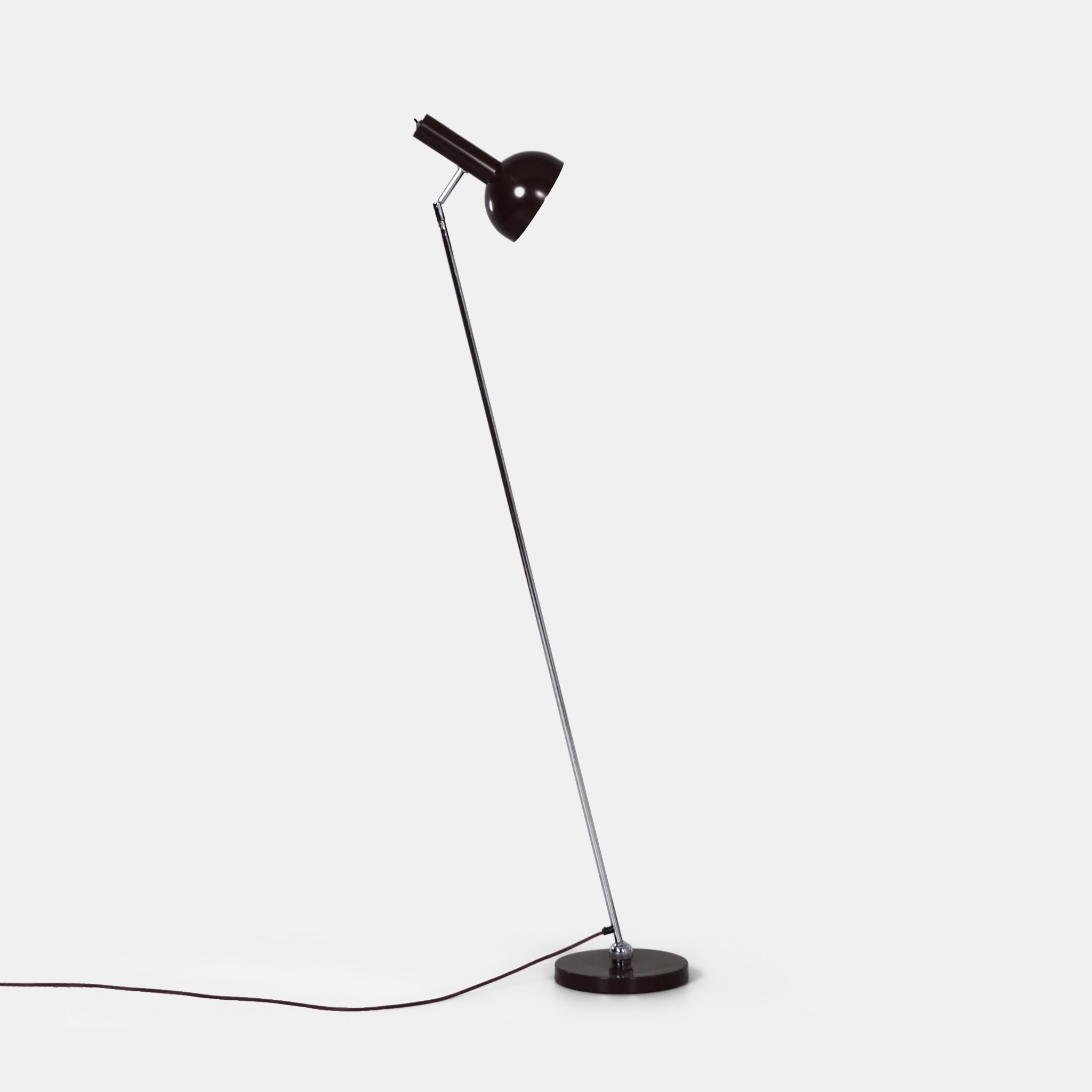 Hala Busquet floor lamp brown from the 60s with adjustable shade