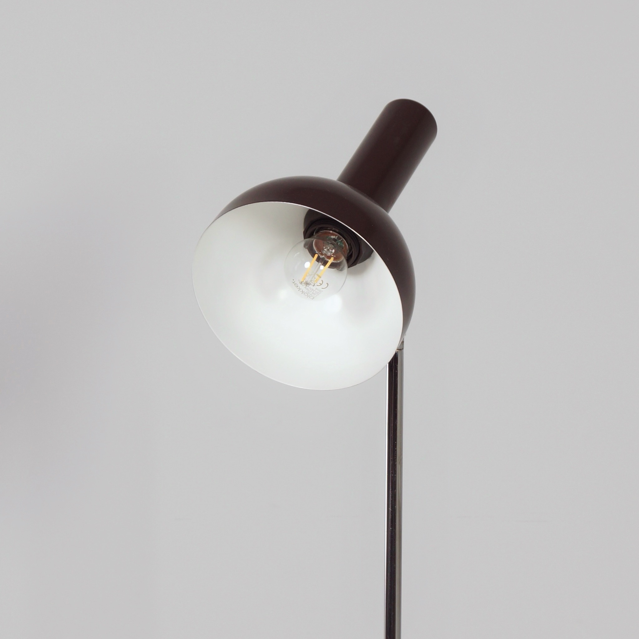 Hala Busquet floor lamp brown from the 60s with adjustable shade