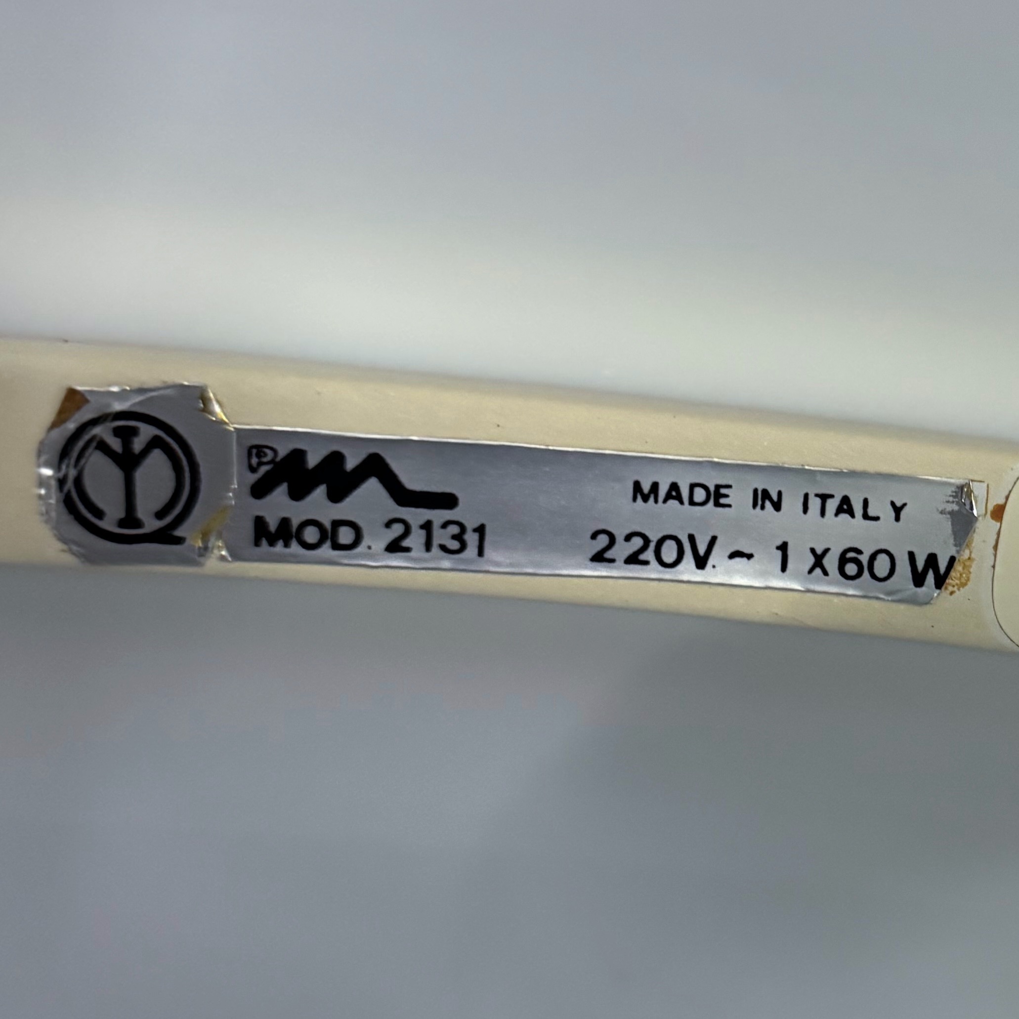 Serpente floor lamp by Elio Martinelli for Martinelli Luce, 1970s in white