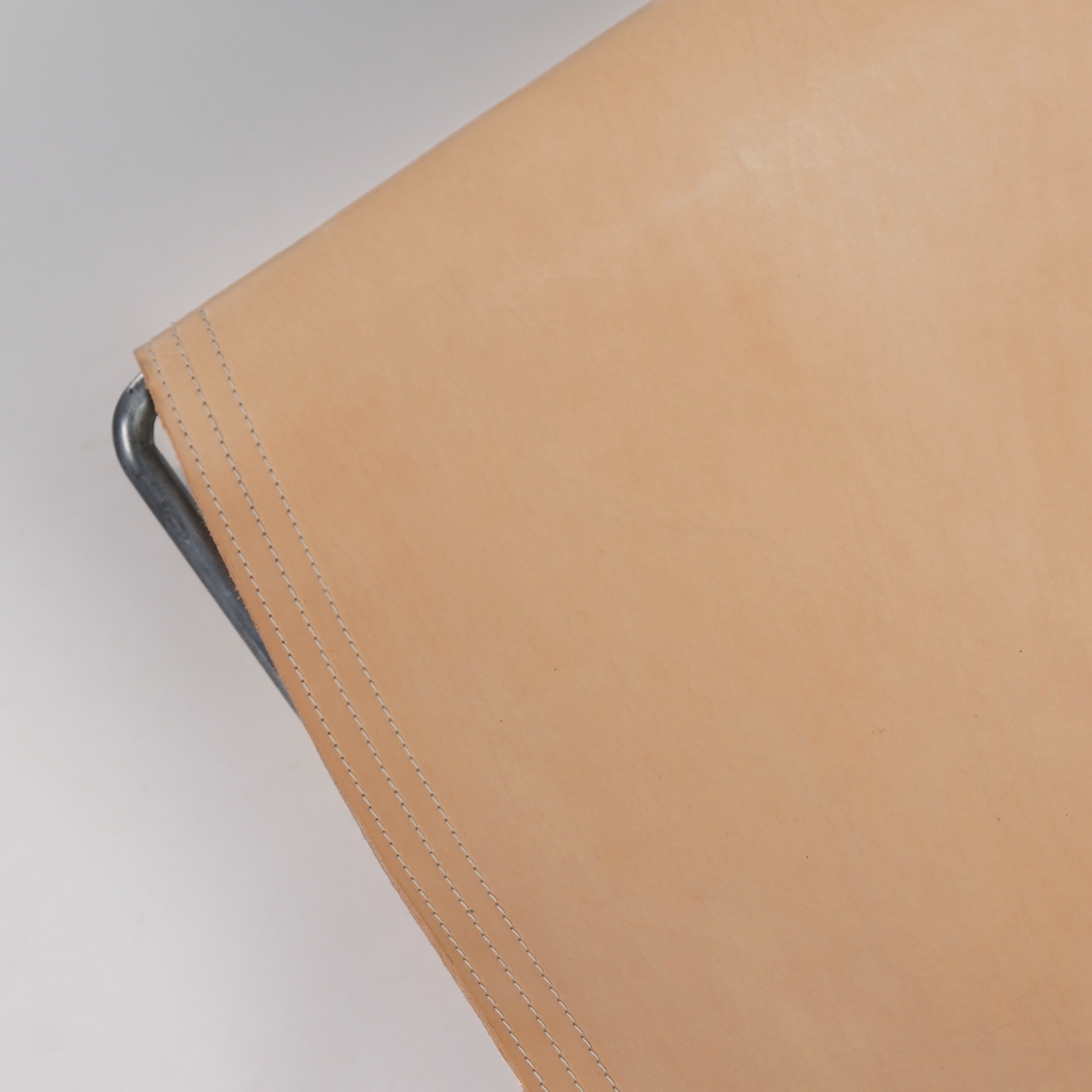 Anneau AP-14 armchairs by Pierre Paulin for A. Polak, 1960s, set of two in natural saddle leather