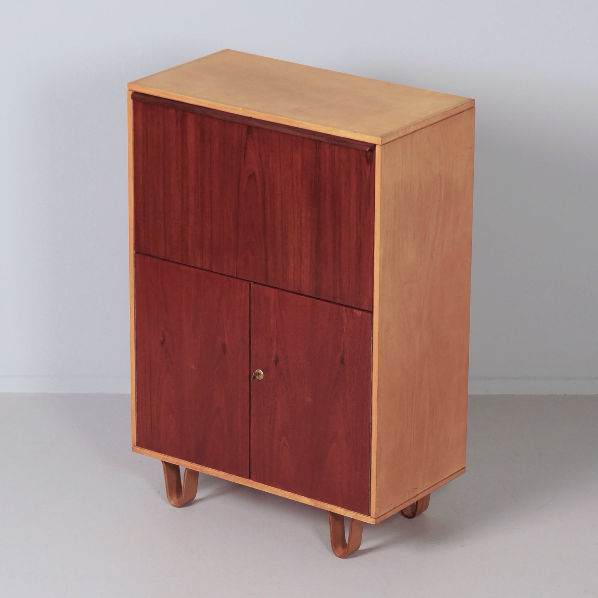 CB37 secretaire cabinet by Cees Braakman for Pastoe, 1957 from the Berkenserie
