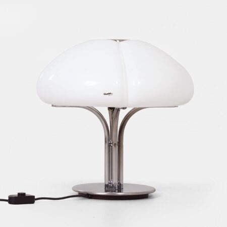 Quadrifoglio table lamp by Studio 6G for Guzzini, under the direction of Luigi Massoni, 1970s, white