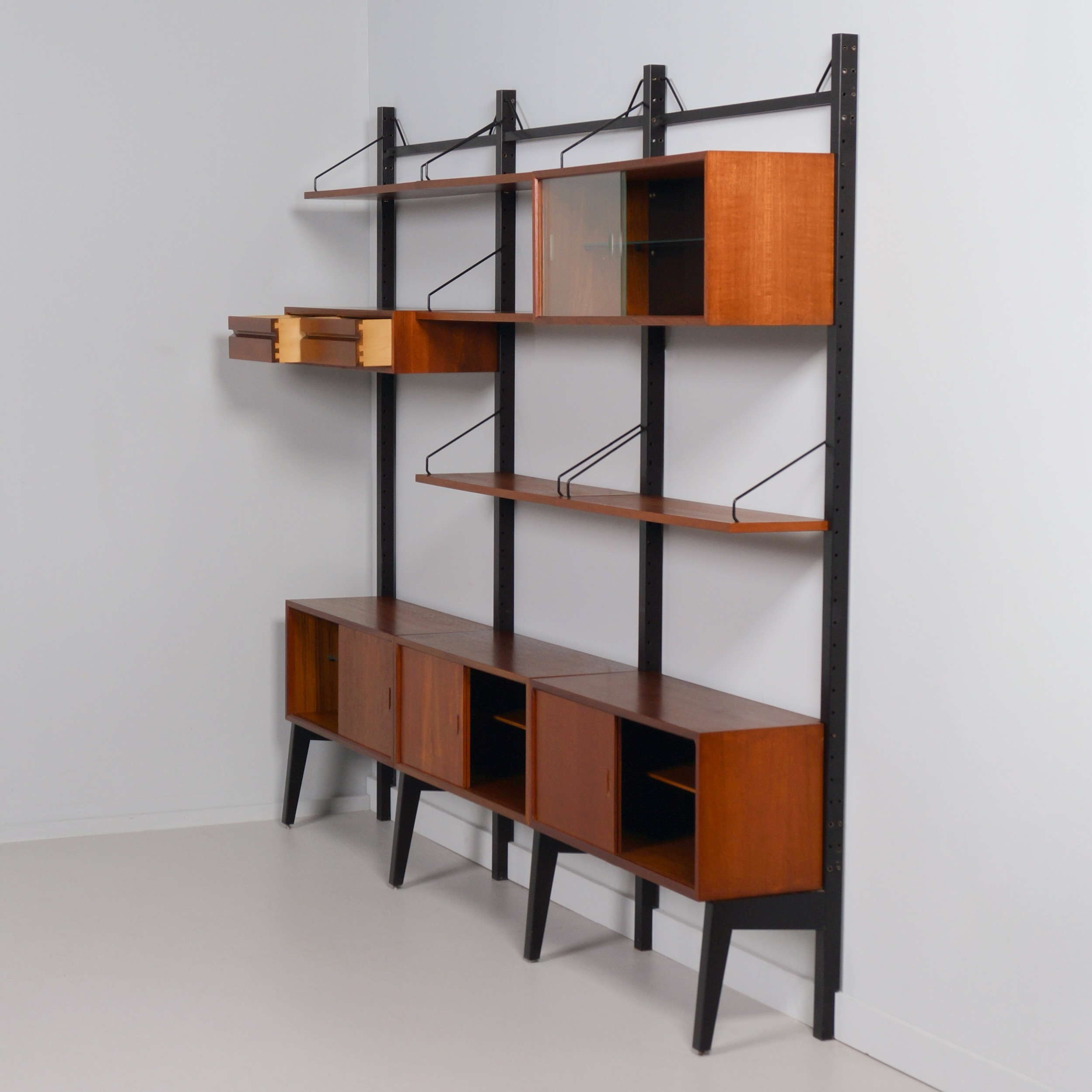 Freestanding Royal System by Poul Cadovius for Cado, Denmark, 1960s