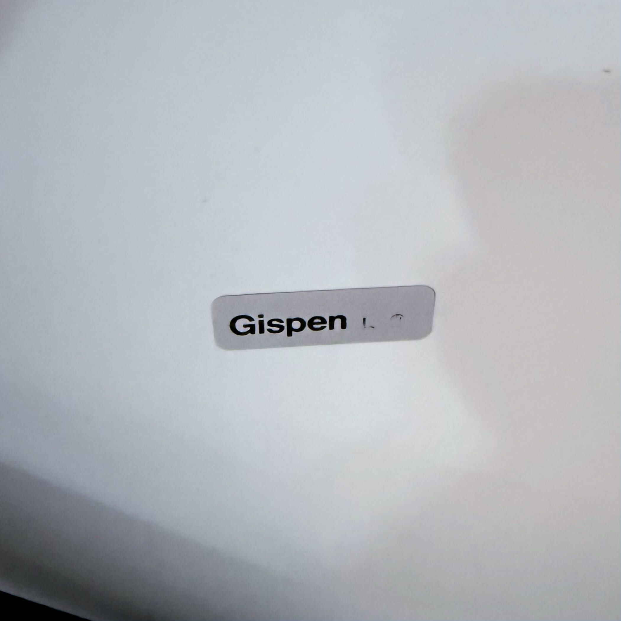 Round Model 3696 Coffee Table by Gispen, 1970s – White Melamine Top and Chrome Base