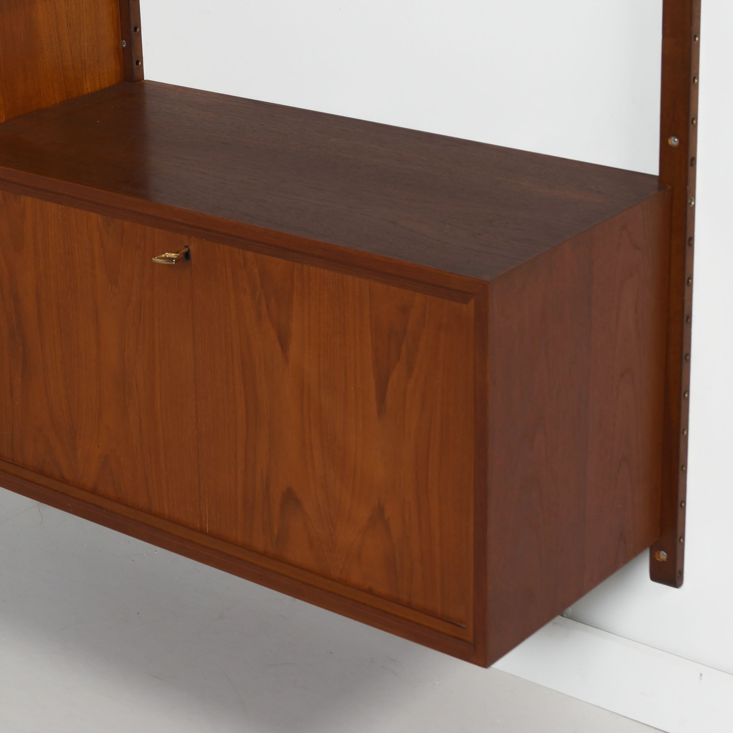 Royal System by Poul Cadovius for Cado, 1960s – Teak Wall System, 14-Piece